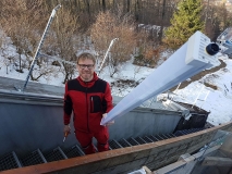 Skispringen am Inselberg History Bild 34 |  Flutlichtanlage