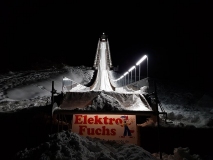 Skispringen am Inselberg History Bild 37 |  Flutlichtanlage